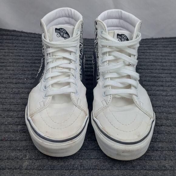 VANS Sk8 Hi Python Texture White High Top Unisex Women 5.5 Sneakers - Picture 2 of 7